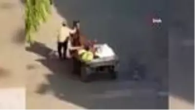 Yorgun düşen ata gitmesi için şişle şiddet uyguladı Yorgun düşen ata gitmesi için şişle şiddet uyguladı