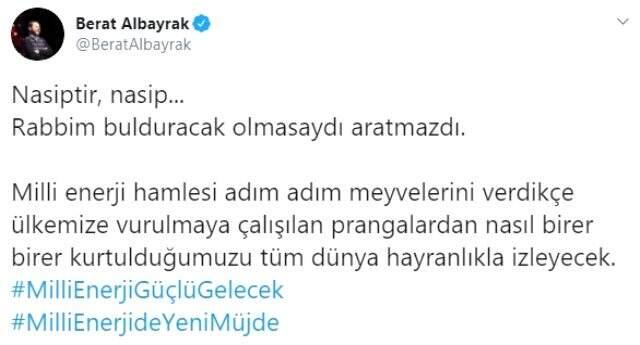 Erdoğan'ın verdiği yeni doğal gaz keşfi müjdesine Bakan Albayrak'tan ilk yorum: Dünya hayranlıkla izleyecek Erdoğan'ın verdiği yeni doğal gaz keşfi müjdesine Bakan Albayrak'tan ilk yorum: Dünya hayranlıkla izleyecek