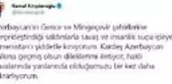 Kemal Kılıçdaroğlu: Ermenistan'ın, Gence ve Mingeçevir saldırıları Türkiye'den lanetlendi Kemal Kılıçdaroğlu: Ermenistan'ın, Gence ve Mingeçevir saldırıları Türkiye'den lanetlendi