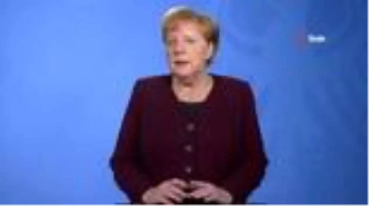 Merkel ulusa seslendi: 'Lütfen mümkün olduğunca evde kalın'