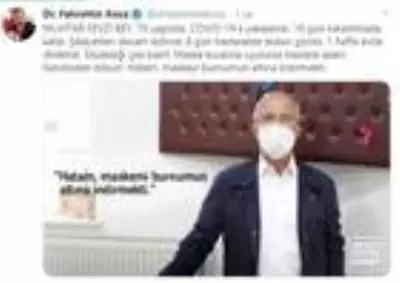 Sağlık Bakanı Koca'nın örnek gösterdiği muhtar teşekkür etti Sağlık Bakanı Koca'nın örnek gösterdiği muhtar teşekkür etti