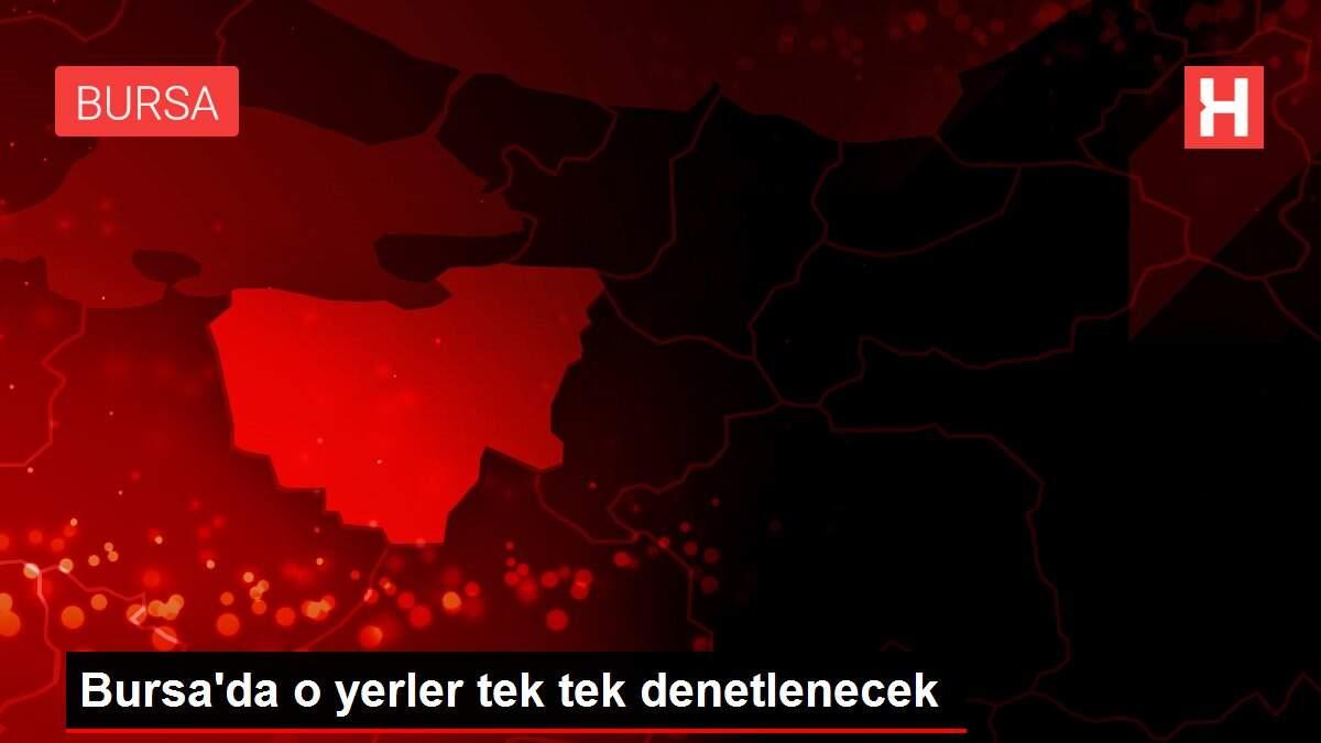 Bursa'da o yerler tek tek denetlenecek