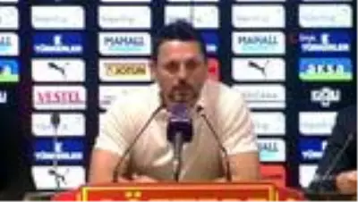 Erol Bulut: 'Oynanan futboldan memnunum' Erol Bulut: 'Oynanan futboldan memnunum'