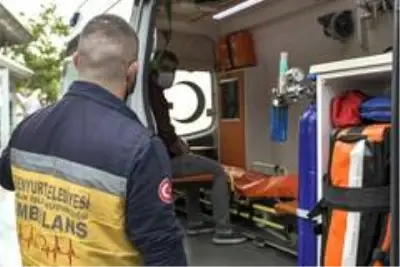 Karantinadaki vatandaş önlemler eşliğinde sınava girdi