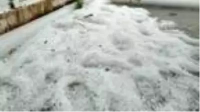 Manisa'da sağanak ve dolu Manisa'da sağanak ve dolu