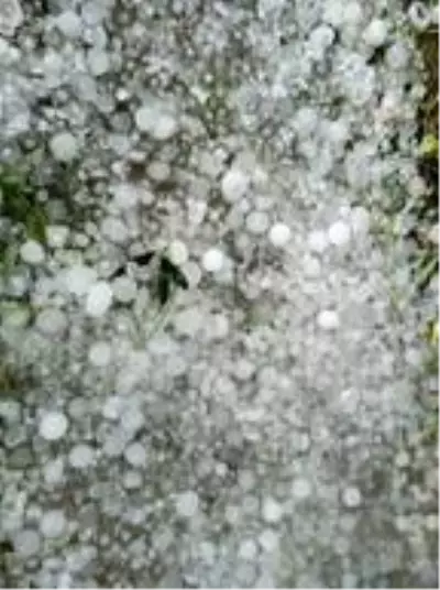 Manisa'da sağanak ve dolu Manisa'da sağanak ve dolu