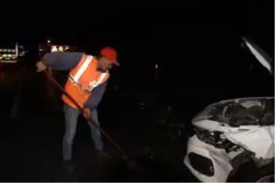 Manisa'da zincirleme trafik kazası: 4 yaralı