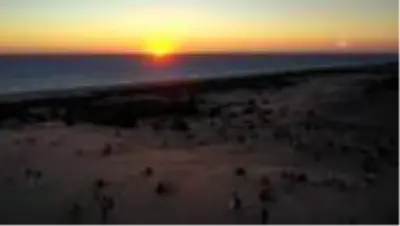 Patara'nın kum tepeleri turistlere çöl deneyimi yaşatıyor Patara'nın kum tepeleri turistlere çöl deneyimi yaşatıyor