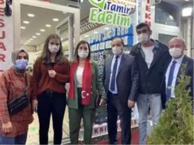 Arzu Erdem Erzurum esnafının sorunlarını dinledi Arzu Erdem Erzurum esnafının sorunlarını dinledi
