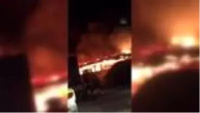 Başkentte sanayi sitesinde yangın (2) Başkentte sanayi sitesinde yangın (2)