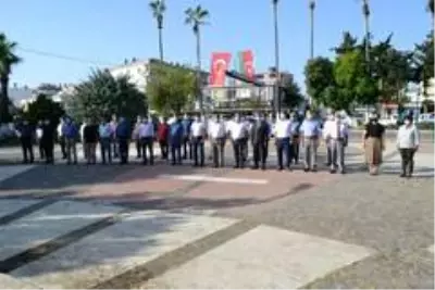 Bozyazılı muhtarlardan Azerbaycan'a bayraklı destek Bozyazılı muhtarlardan Azerbaycan'a bayraklı destek
