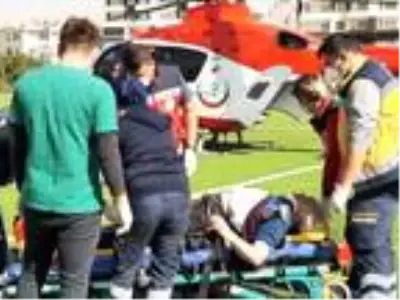 Son dakika haberleri | Çapa motorundan düşen kadın, ambulans helikopterle sevk edildi Son dakika haberleri | Çapa motorundan düşen kadın, ambulans helikopterle sevk edildi