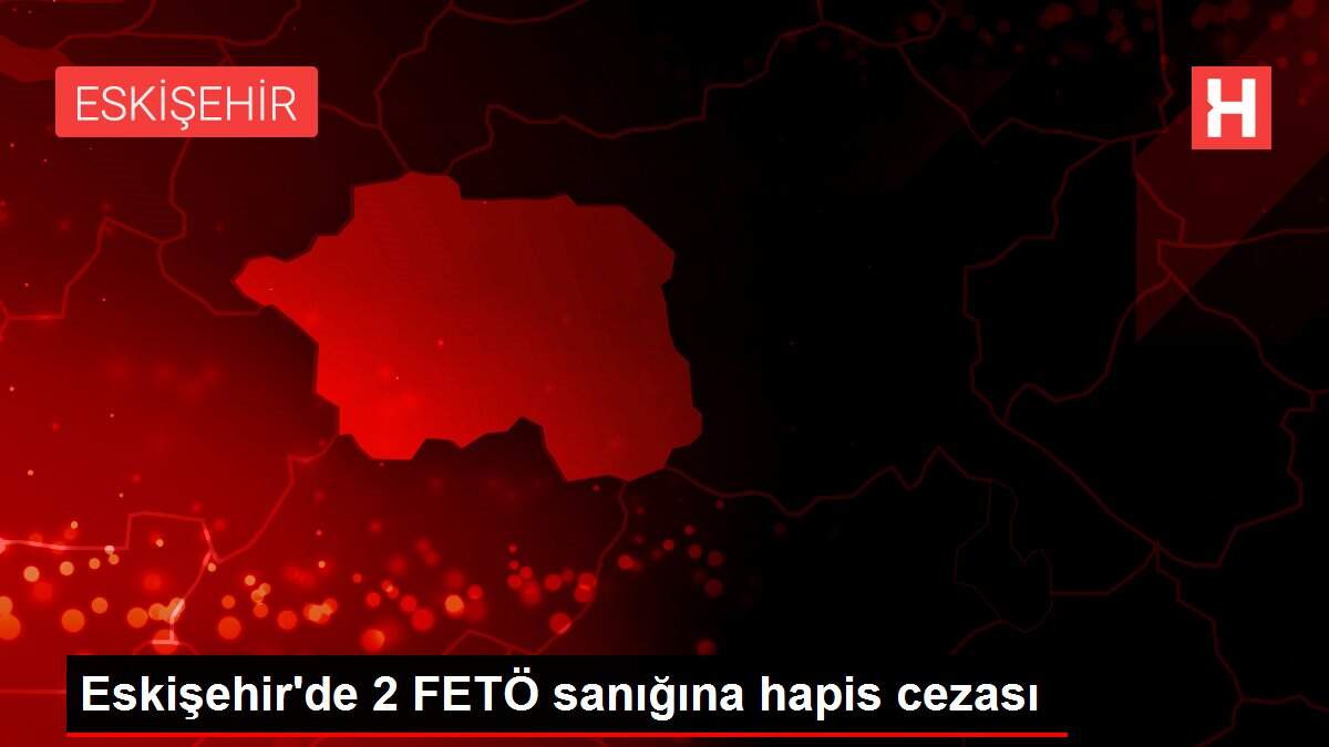 Eskişehir'de 2 FETÖ sanığına hapis cezası