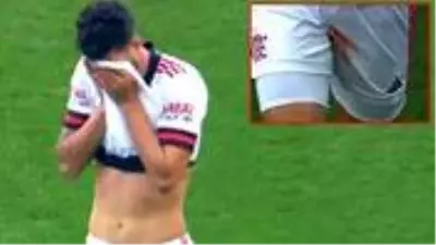 Flamengolu Gustavo Henrique, maçta testis travması geçirdi Flamengolu Gustavo Henrique, maçta testis travması geçirdi