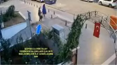 Güpegündüz hırsızlık yaptılar Güpegündüz hırsızlık yaptılar