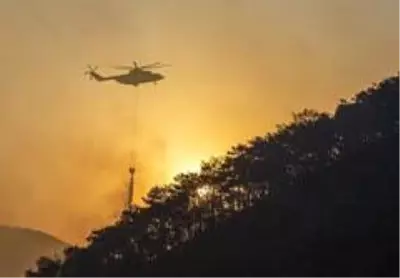 Son dakika haber! Milas'taki yangın söndürme helikopterinin görev süresi sona erdi Son dakika haber! Milas'taki yangın söndürme helikopterinin görev süresi sona erdi