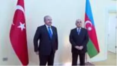TBMM Başkanı Şentop, Azerbaycan Başbakanı Asadov ile görüştü