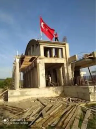Dokap camii inşaatında sona gelindi Dokap camii inşaatında sona gelindi