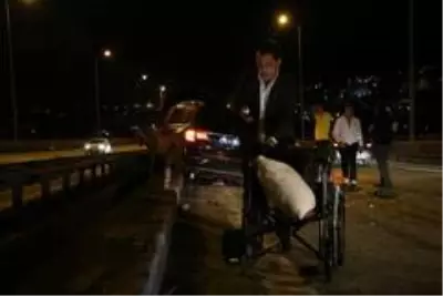Ünlü CEO TEM'de hurdaya dönen lüks cipinden yaralı kurtuldu Ünlü CEO TEM'de hurdaya dönen lüks cipinden yaralı kurtuldu
