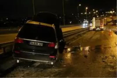 Ünlü CEO TEM'de hurdaya dönen lüks cipinden yaralı kurtuldu Ünlü CEO TEM'de hurdaya dönen lüks cipinden yaralı kurtuldu
