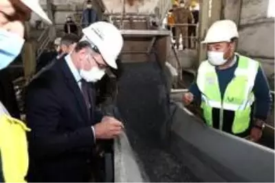 Vali Balcı, Cumhuriyet tarihinin ilk antimuan madenini gezdi Vali Balcı, Cumhuriyet tarihinin ilk antimuan madenini gezdi