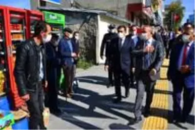 Vali Hüseyin Öner, 'Sağlık İçin Hepimiz İçin' sloganıyla kafe, çay ocağı ve restoranlarda Koronavirüs denetimine katıldı