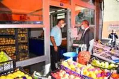 Vali Hüseyin Öner, 'Sağlık İçin Hepimiz İçin' sloganıyla kafe, çay ocağı ve restoranlarda Koronavirüs denetimine katıldı