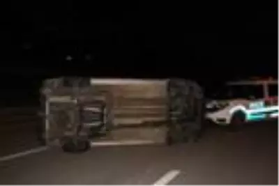 Ankara'da alkollü sürücünün kullandığı araç takla attı Ankara'da alkollü sürücünün kullandığı araç takla attı