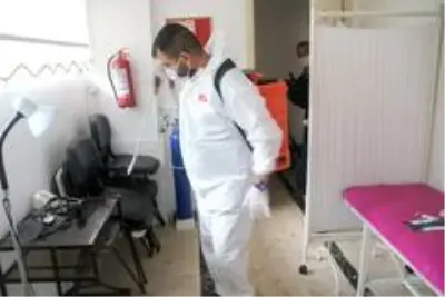 Çankaya'da korona virüsle mücadele devam ediyor Çankaya'da korona virüsle mücadele devam ediyor