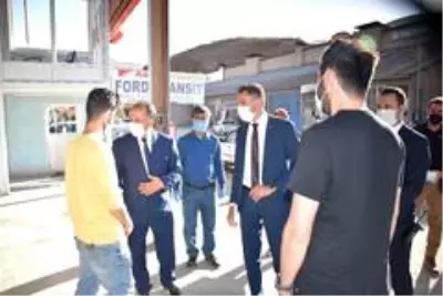 Hakkari'de korona virüs denetimi Hakkari'de korona virüs denetimi