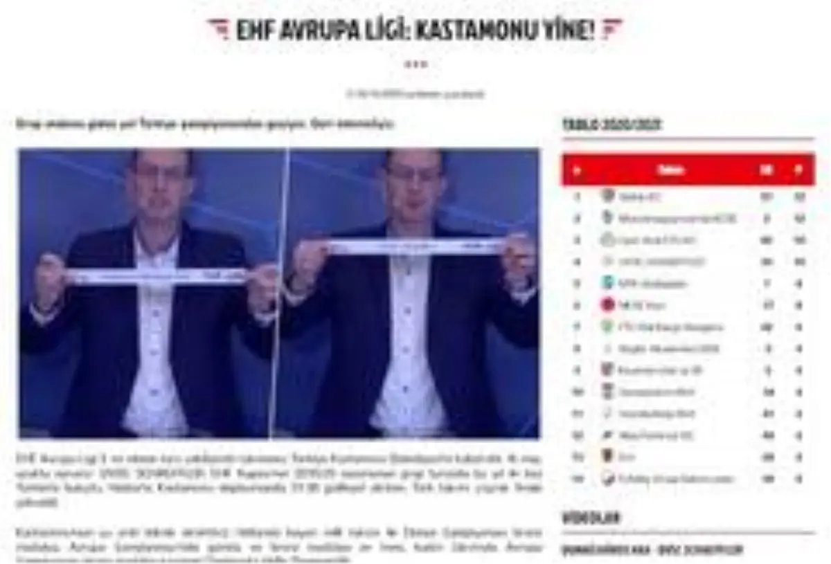 Kastamonu Belediyespor'un rakibi Macar DVSC Schaeffler oldu