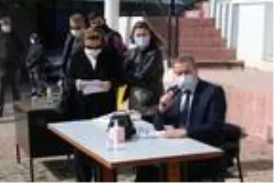 Mermer ocağı istemeyen Domaniçlilere Çevre ve Şehircilik Müdürlüğü'nden destek Mermer ocağı istemeyen Domaniçlilere Çevre ve Şehircilik Müdürlüğü'nden destek