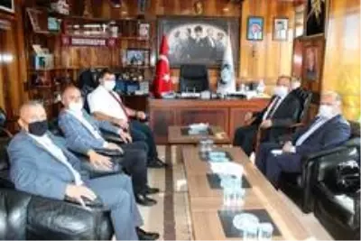 Rektör Çufalı, Yeşil ile bir araya geldi Rektör Çufalı, Yeşil ile bir araya geldi