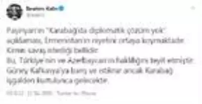 Sözcü Kalın: 'Kimin savaş istediği bellidir' Sözcü Kalın: 'Kimin savaş istediği bellidir'