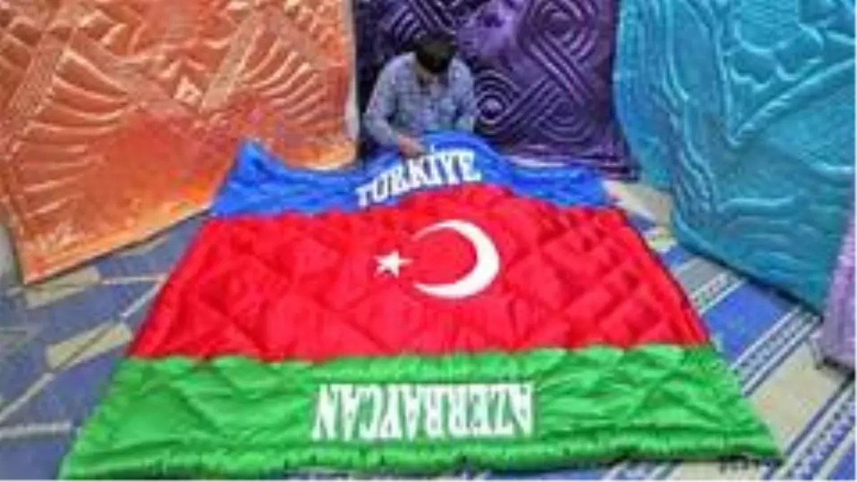 Türkiye Azerbaycan dostluğunu yorgana işledi