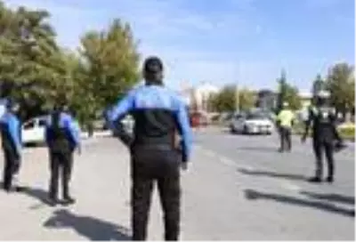 Van'da toplu taşıma araçlarına dronlu denetim Van'da toplu taşıma araçlarına dronlu denetim