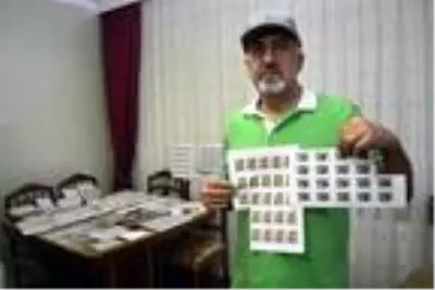 Yarım asırdır pul biriktiriyor Yarım asırdır pul biriktiriyor