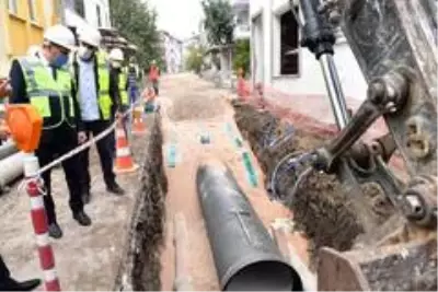 İçme suyu hattında çalışmalar hızla ilerliyor İçme suyu hattında çalışmalar hızla ilerliyor