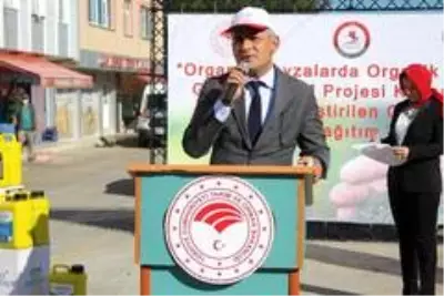 Çarşamba'da organik gübre dağıtımı Çarşamba'da organik gübre dağıtımı
