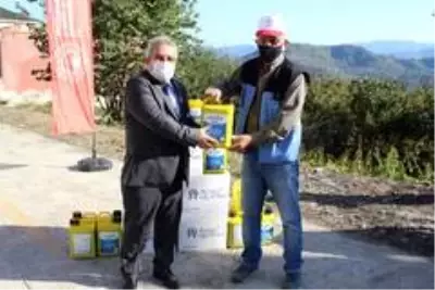 Çarşamba'da organik gübre dağıtımı Çarşamba'da organik gübre dağıtımı