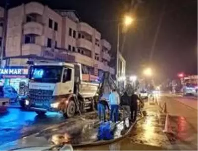 Gece boyu çalışıldı arıza giderildi Gece boyu çalışıldı arıza giderildi