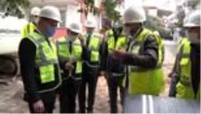 İçme suyu hattında çalışmalar hızla ilerliyor İçme suyu hattında çalışmalar hızla ilerliyor