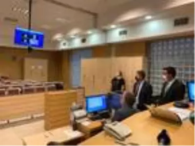 Anadolu Adalet Sarayı'nda ilk 'e-duruşma' yapıldı Anadolu Adalet Sarayı'nda ilk 'e-duruşma' yapıldı