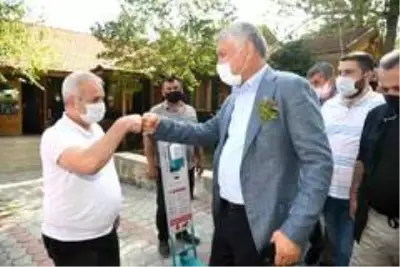 Karalar Kozan'da muhtarlarla buluştu Karalar Kozan'da muhtarlarla buluştu