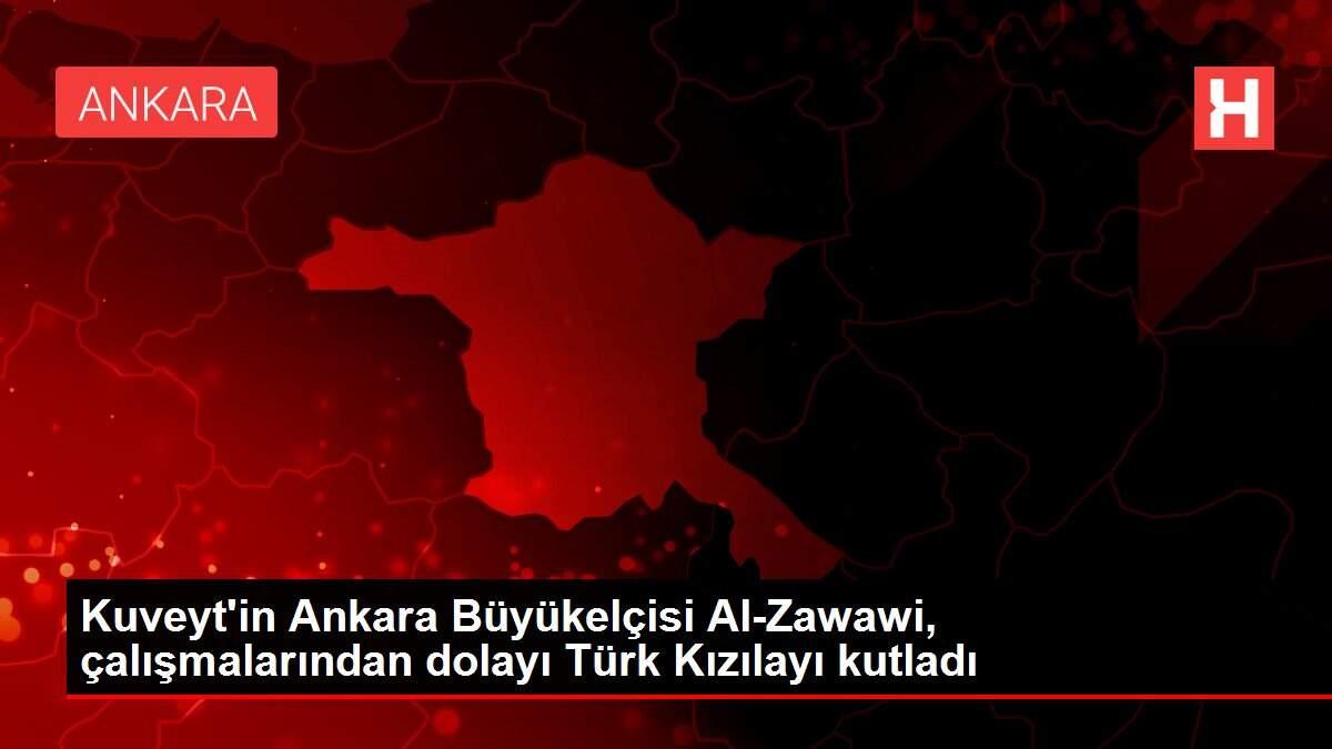 Kuveyt'in Ankara Büyükelçisi Al-Zawawi, çalışmalarından dolayı Türk Kızılayı kutladı