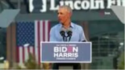 - Obama, Joe Biden için sahaya inerek oy istedi - Obama, Joe Biden için sahaya inerek oy istedi