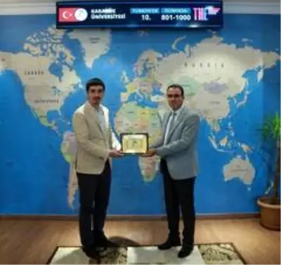 Özbekistanlı bürokrat'tan KBÜ'ye ziyaret Özbekistanlı bürokrat'tan KBÜ'ye ziyaret