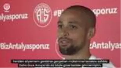 Sidney Sam, en iyi futbolunu Antalyaspor'da oynamak istiyor Sidney Sam, en iyi futbolunu Antalyaspor'da oynamak istiyor