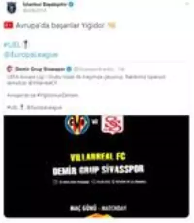 Sivasspor'a, Süper Lig kulüplerinden destek mesajı Sivasspor'a, Süper Lig kulüplerinden destek mesajı