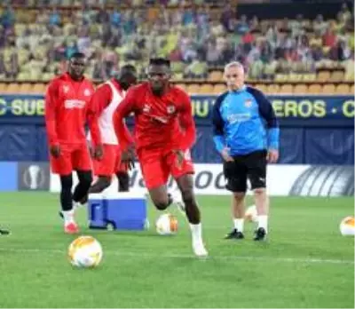 Sivasspor, Villarreal maçına hazır Sivasspor, Villarreal maçına hazır